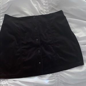 Chloe&Katie Black Button up Skirt